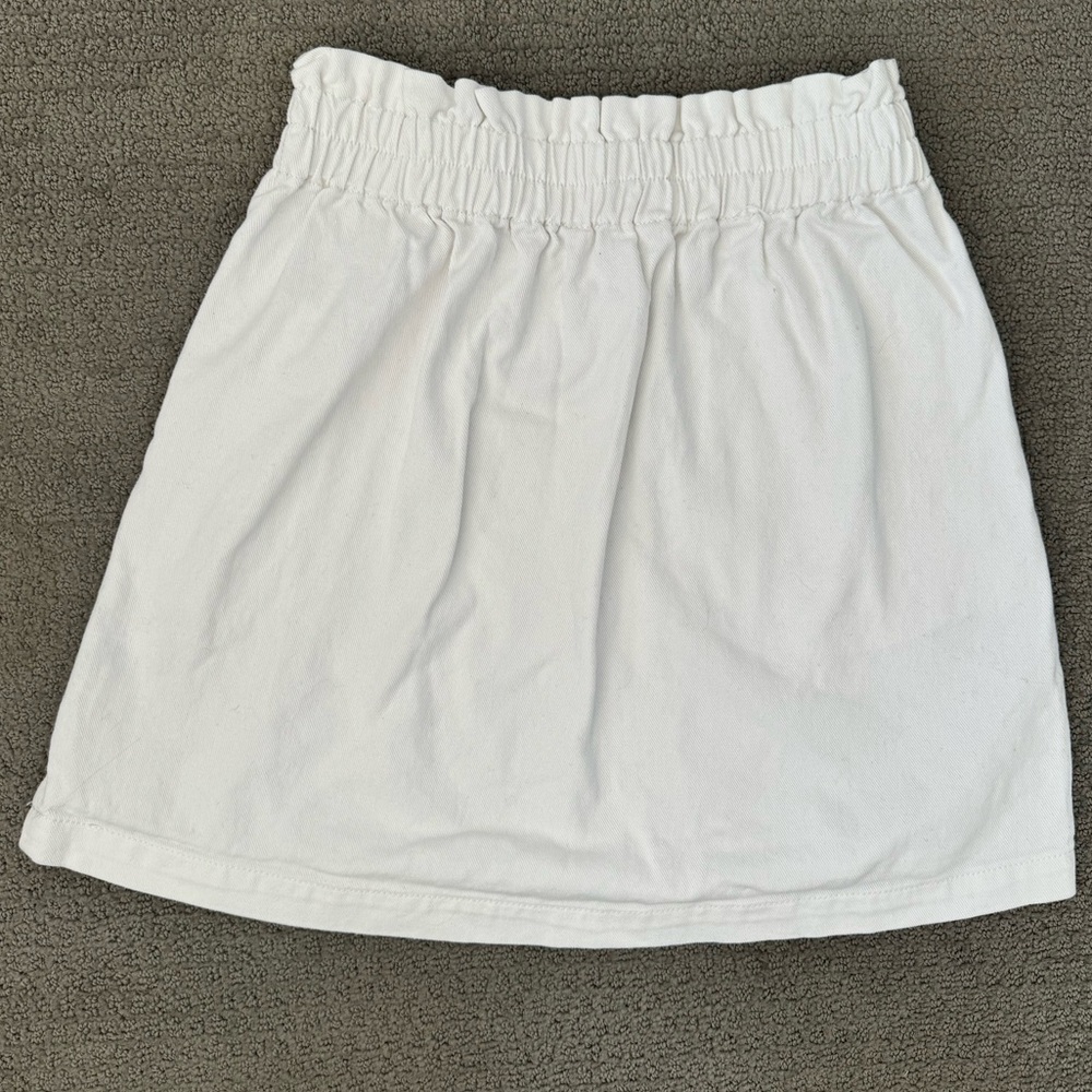 BB Dakota white paperbag skirt (size medium)